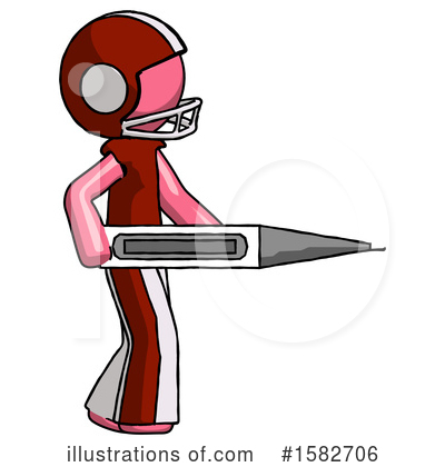 Royalty-Free (RF) Pink Design Mascot Clipart Illustration by Leo Blanchette - Stock Sample #1582706
