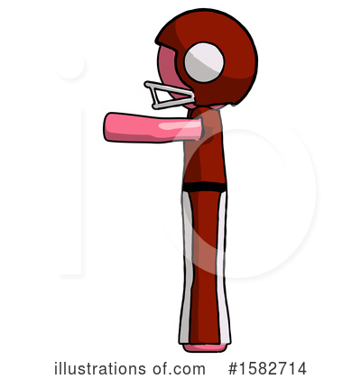 Royalty-Free (RF) Pink Design Mascot Clipart Illustration by Leo Blanchette - Stock Sample #1582714