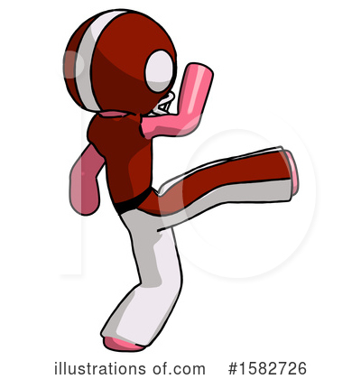 Royalty-Free (RF) Pink Design Mascot Clipart Illustration by Leo Blanchette - Stock Sample #1582726