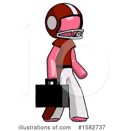 Royalty-Free (RF) Pink Design Mascot Clipart Illustration by Leo Blanchette - Stock Sample #1582737