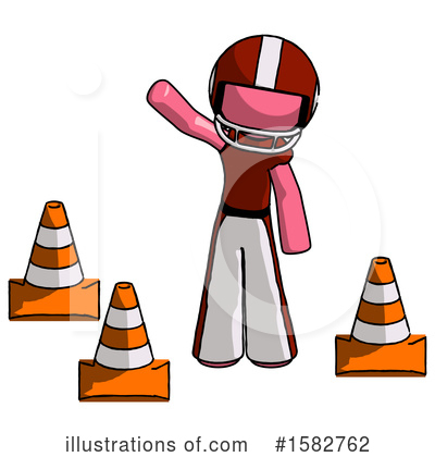 Royalty-Free (RF) Pink Design Mascot Clipart Illustration by Leo Blanchette - Stock Sample #1582762