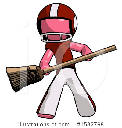 Royalty-Free (RF) Pink Design Mascot Clipart Illustration by Leo Blanchette - Stock Sample #1582768