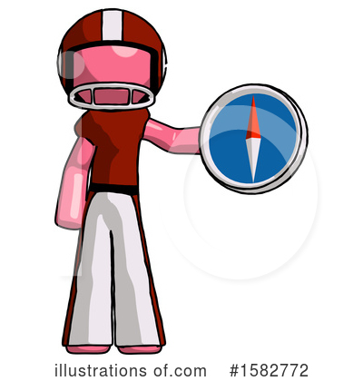 Royalty-Free (RF) Pink Design Mascot Clipart Illustration by Leo Blanchette - Stock Sample #1582772