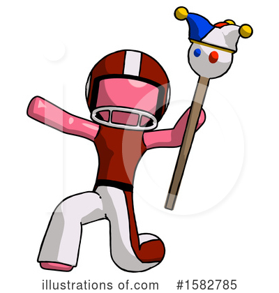 Royalty-Free (RF) Pink Design Mascot Clipart Illustration by Leo Blanchette - Stock Sample #1582785