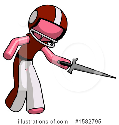 Royalty-Free (RF) Pink Design Mascot Clipart Illustration by Leo Blanchette - Stock Sample #1582795