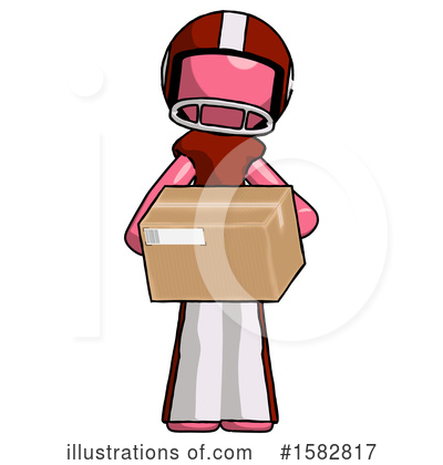 Royalty-Free (RF) Pink Design Mascot Clipart Illustration by Leo Blanchette - Stock Sample #1582817