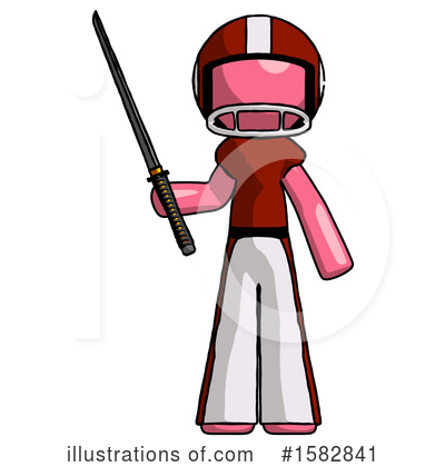 Royalty-Free (RF) Pink Design Mascot Clipart Illustration by Leo Blanchette - Stock Sample #1582841