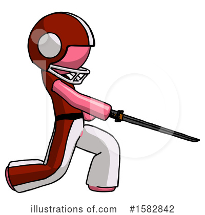 Royalty-Free (RF) Pink Design Mascot Clipart Illustration by Leo Blanchette - Stock Sample #1582842