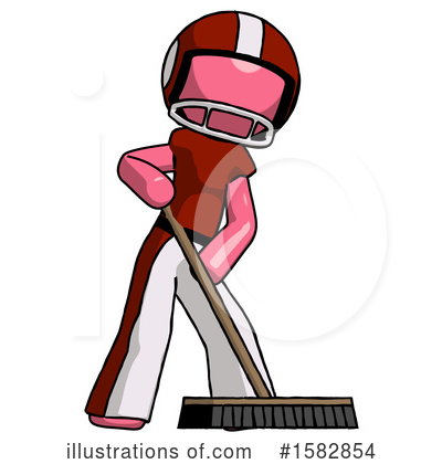 Royalty-Free (RF) Pink Design Mascot Clipart Illustration by Leo Blanchette - Stock Sample #1582854