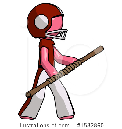 Royalty-Free (RF) Pink Design Mascot Clipart Illustration by Leo Blanchette - Stock Sample #1582860