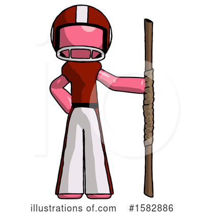 Royalty-Free (RF) Pink Design Mascot Clipart Illustration by Leo Blanchette - Stock Sample #1582886