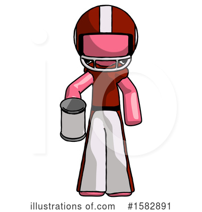 Royalty-Free (RF) Pink Design Mascot Clipart Illustration by Leo Blanchette - Stock Sample #1582891