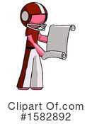 Pink Design Mascot Clipart #1582892 by Leo Blanchette