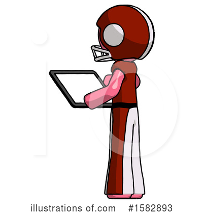 Royalty-Free (RF) Pink Design Mascot Clipart Illustration by Leo Blanchette - Stock Sample #1582893