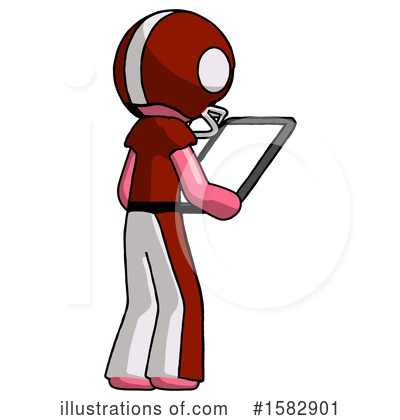 Royalty-Free (RF) Pink Design Mascot Clipart Illustration by Leo Blanchette - Stock Sample #1582901