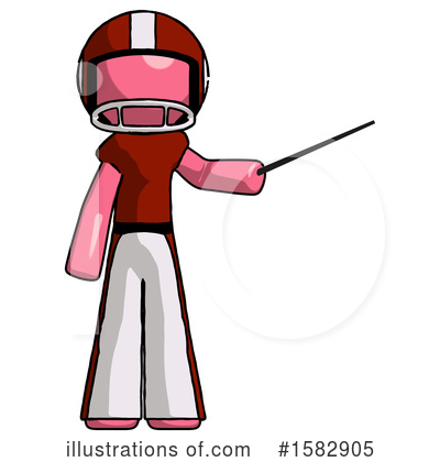 Royalty-Free (RF) Pink Design Mascot Clipart Illustration by Leo Blanchette - Stock Sample #1582905