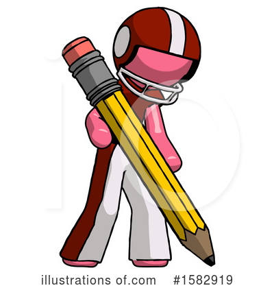 Royalty-Free (RF) Pink Design Mascot Clipart Illustration by Leo Blanchette - Stock Sample #1582919