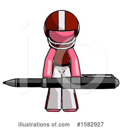 Royalty-Free (RF) Pink Design Mascot Clipart Illustration by Leo Blanchette - Stock Sample #1582927