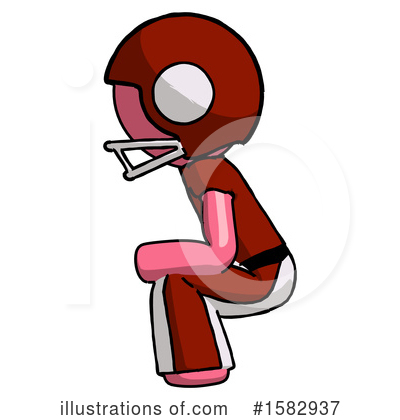 Royalty-Free (RF) Pink Design Mascot Clipart Illustration by Leo Blanchette - Stock Sample #1582937