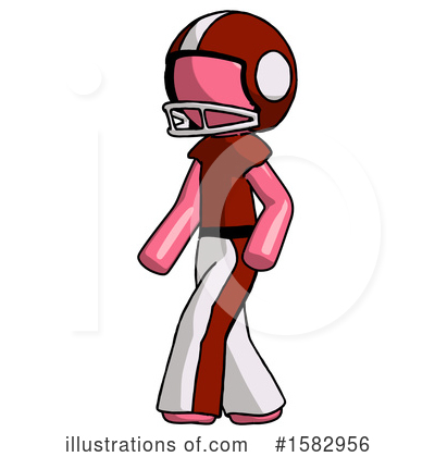 Royalty-Free (RF) Pink Design Mascot Clipart Illustration by Leo Blanchette - Stock Sample #1582956