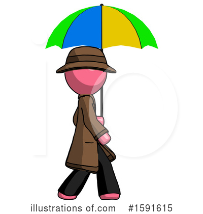 Royalty-Free (RF) Pink Design Mascot Clipart Illustration by Leo Blanchette - Stock Sample #1591615