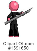 Pink Design Mascot Clipart #1591650 by Leo Blanchette