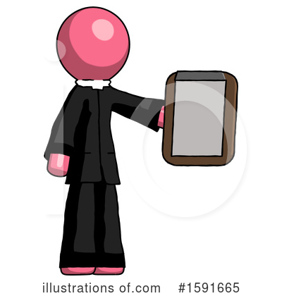 Royalty-Free (RF) Pink Design Mascot Clipart Illustration by Leo Blanchette - Stock Sample #1591665