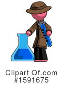 Pink Design Mascot Clipart #1591675 by Leo Blanchette
