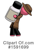 Pink Design Mascot Clipart #1591699 by Leo Blanchette