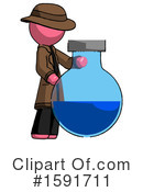 Pink Design Mascot Clipart #1591711 by Leo Blanchette