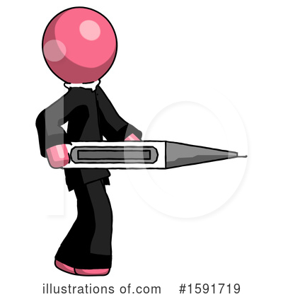 Royalty-Free (RF) Pink Design Mascot Clipart Illustration by Leo Blanchette - Stock Sample #1591719
