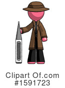 Pink Design Mascot Clipart #1591723 by Leo Blanchette