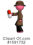 Pink Design Mascot Clipart #1591732 by Leo Blanchette