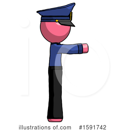 Royalty-Free (RF) Pink Design Mascot Clipart Illustration by Leo Blanchette - Stock Sample #1591742