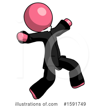 Royalty-Free (RF) Pink Design Mascot Clipart Illustration by Leo Blanchette - Stock Sample #1591749