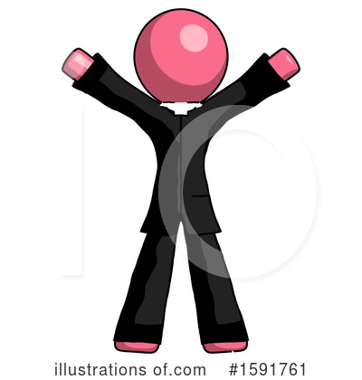 Royalty-Free (RF) Pink Design Mascot Clipart Illustration by Leo Blanchette - Stock Sample #1591761