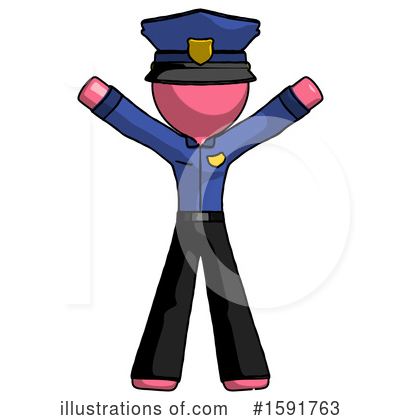 Royalty-Free (RF) Pink Design Mascot Clipart Illustration by Leo Blanchette - Stock Sample #1591763