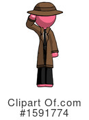 Pink Design Mascot Clipart #1591774 by Leo Blanchette