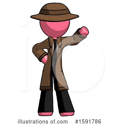 Royalty-Free (RF) Pink Design Mascot Clipart Illustration by Leo Blanchette - Stock Sample #1591786