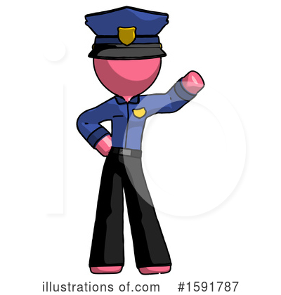 Royalty-Free (RF) Pink Design Mascot Clipart Illustration by Leo Blanchette - Stock Sample #1591787