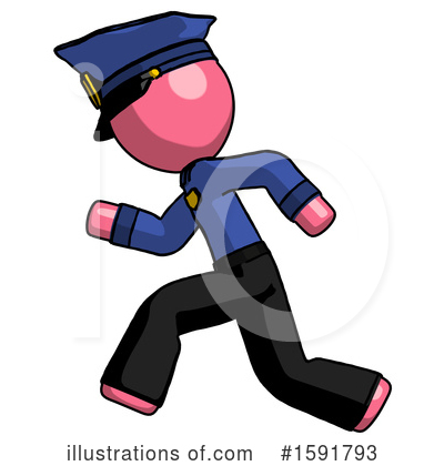 Royalty-Free (RF) Pink Design Mascot Clipart Illustration by Leo Blanchette - Stock Sample #1591793
