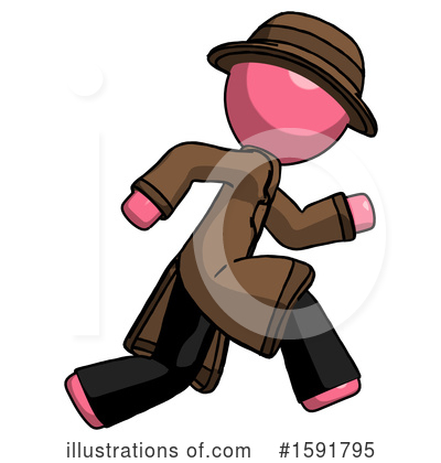 Royalty-Free (RF) Pink Design Mascot Clipart Illustration by Leo Blanchette - Stock Sample #1591795