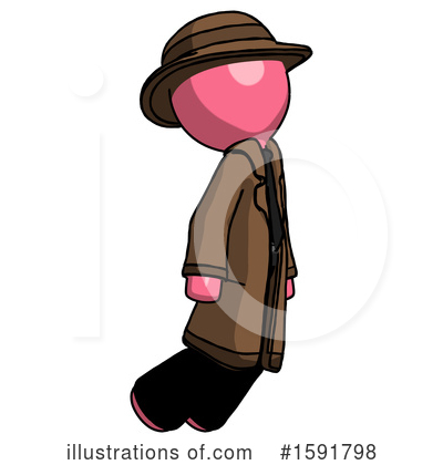 Royalty-Free (RF) Pink Design Mascot Clipart Illustration by Leo Blanchette - Stock Sample #1591798