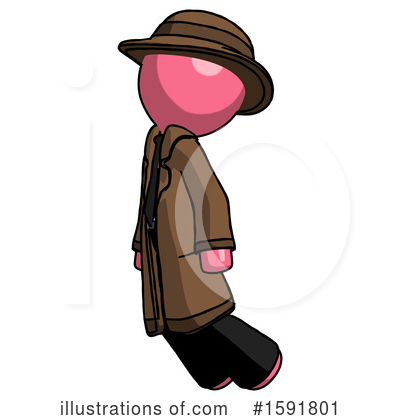 Royalty-Free (RF) Pink Design Mascot Clipart Illustration by Leo Blanchette - Stock Sample #1591801