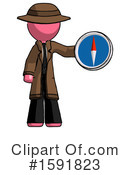 Pink Design Mascot Clipart #1591823 by Leo Blanchette