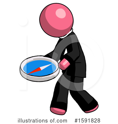 Royalty-Free (RF) Pink Design Mascot Clipart Illustration by Leo Blanchette - Stock Sample #1591828
