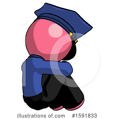 Royalty-Free (RF) Pink Design Mascot Clipart Illustration by Leo Blanchette - Stock Sample #1591833