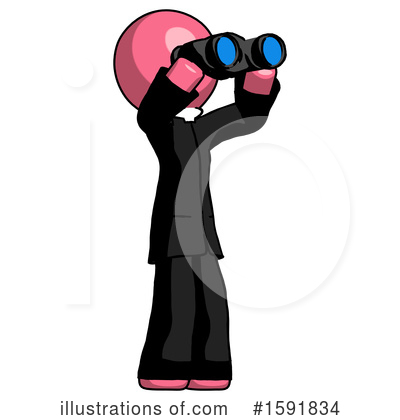Royalty-Free (RF) Pink Design Mascot Clipart Illustration by Leo Blanchette - Stock Sample #1591834