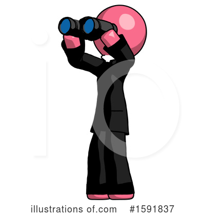 Royalty-Free (RF) Pink Design Mascot Clipart Illustration by Leo Blanchette - Stock Sample #1591837