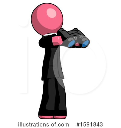 Royalty-Free (RF) Pink Design Mascot Clipart Illustration by Leo Blanchette - Stock Sample #1591843